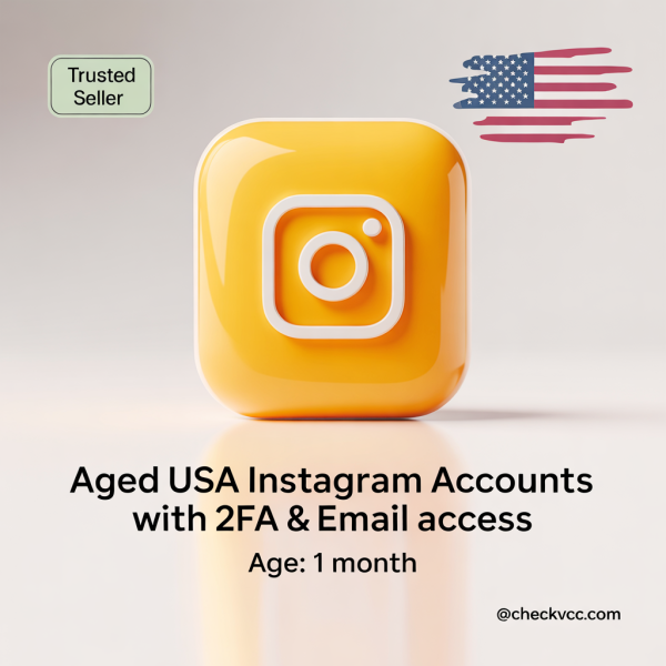 USA Instagram Accounts with 2FA & Email Access 1 Month