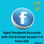 Aged Facebook Accounts with 2FA & Email Access 7–8 Years Old | 1,000–5,000 Real Friends | Secure Login