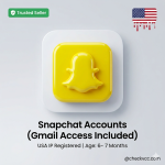 USA Snapchat Accounts (Gmail Registered) 6–7 Months Aged
