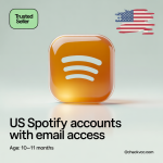 US Spotify Accounts with Email Age:10–11 Months