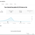 YouTube 1180 Subscriber Organic Monetized Channel