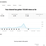YouTube 1410 Subscriber Organic Monetized Channel