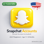 USA Snapchat Account Gmail Registered 11–12 Month Aged