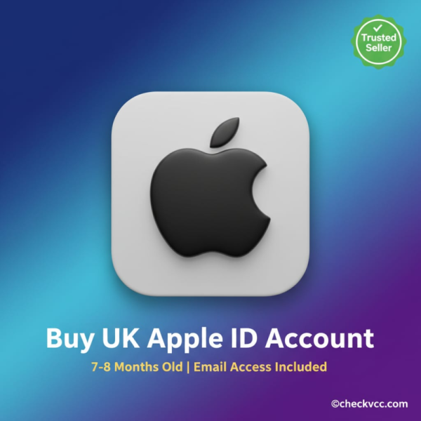 UK Apple ID Account | 7-8 Months Old | Email Access Included
