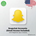 Snapchat Accounts (Gmail Access Included)USA IP Registered |Age: 4–5 Months