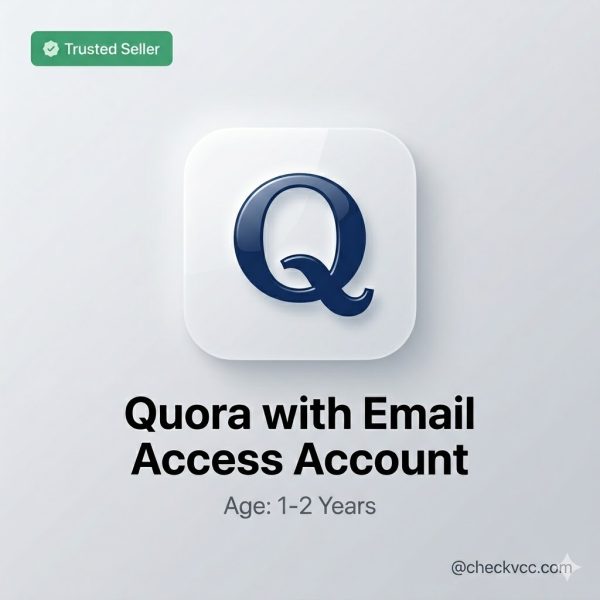 Quora with Email Access Account Age: 2 to 3 Years