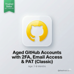 Aged GitHub Accounts with 2FA, Email Access & PAT (Classic)