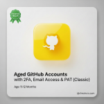 Aged GitHub Accounts with 2FA, Email Access & PAT (Classic) 11–12 Months