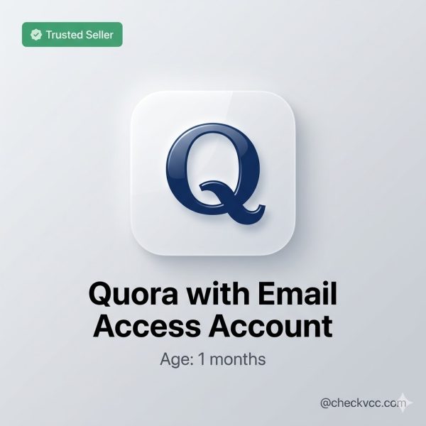 Quora with Email Access Account Age: Less than 1 Month
