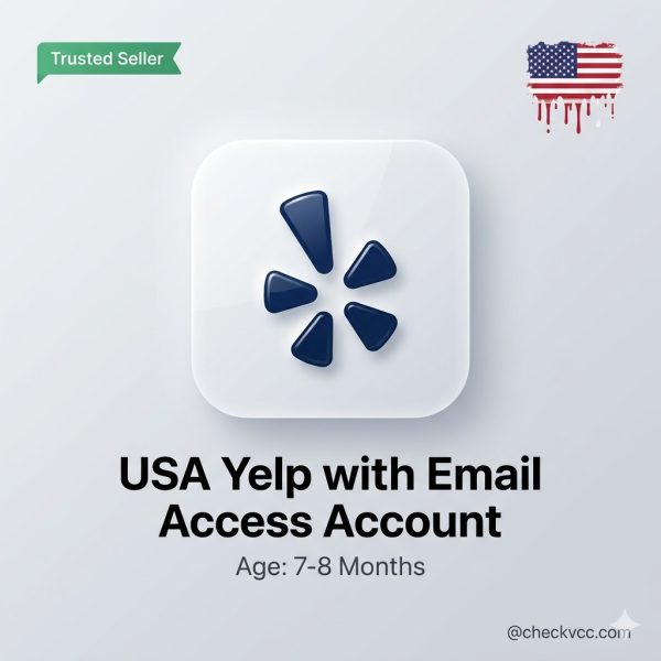 USA Yelp with Email Access Account Age: 7 to 8 Months