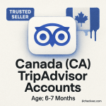 Canada (CA) TripAdvisor Accounts | Aged 6–7 Months