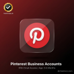 Pinterest Business Accounts with Email Access | Age: 3-4 Months
