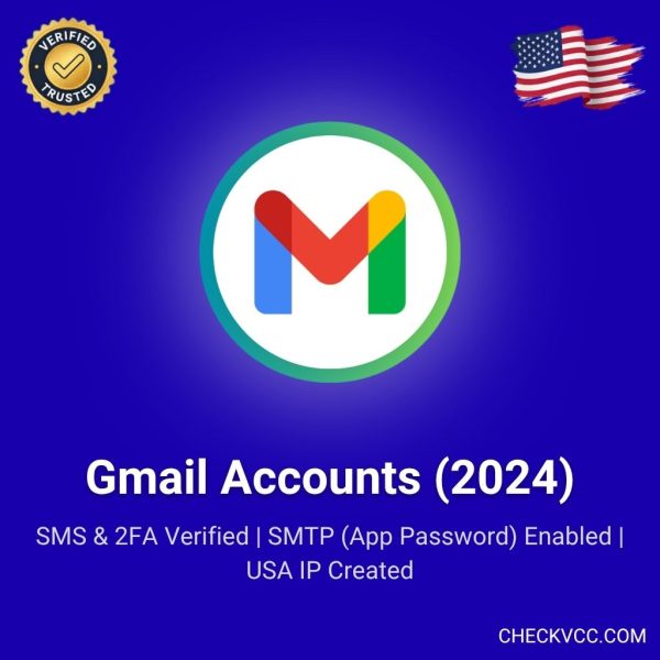 Buy Aged Gmail Accounts (2024) | SMS & 2FA Verified | SMTP (App Password) Enabled | USA IP Created