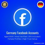 Buy Germany Facebook Accounts | Aged 2025 | Email Verified | 2FA Included | Female Profiles | High Trust Setup