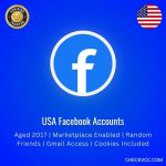Buy USA Facebook Accounts | Aged 2017 | Marketplace Enabled | Random Friends | Gmail Access | Cookies Included