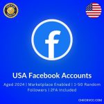 Buy USA Facebook Accounts | Aged 2023 | Marketplace Enabled | Random Followers | 2FA Included