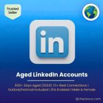 Buy Aged LinkedIn Accounts | 600+ Days Aged (2024) | 5+ Real Connections | Outlook/Hotmail Included | 2FA Enabled | Male & Female| Mixed Premium IP