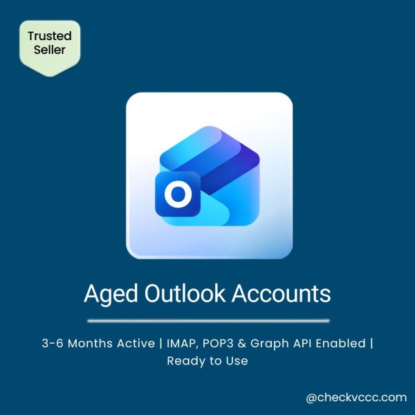 Buy Aged Outlook Accounts | 3-6 Months Active | IMAP, POP3 & Graph API Enabled | Ready to Use