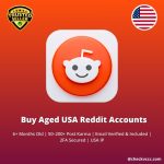 Buy USA Reddit Accounts | 6+ Months Aged | 50–200+ Post Karma | Email Verified & Included | 2FA Secured