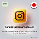 Buy Canada Instagram Accounts | Verified by SMS | 2FA Enabled | Email Included (Outlook/Hotmail) | Partially Filled Profiles