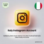 Buy Italy Instagram Accounts | Verified by SMS | Email Address Included (Outlook/Hotmail) | Clean Empty Accounts