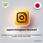 Buy Japan Instagram Accounts (Female) | SMS Verified | 2FA Enabled | Outlook/Hotmail Included | Partially Filled Profiles