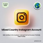 Buy Mixed Country Instagram Accounts | SMS Verified | 2FA Enabled | Outlook/Hotmail Access | Partially Filled Profiles