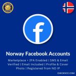 Buy Norway Facebook Accounts | Marketplace + 2FA Enabled | SMS & Email Verified | Email Included | Profile & Cover Photo | Registered from NO IP