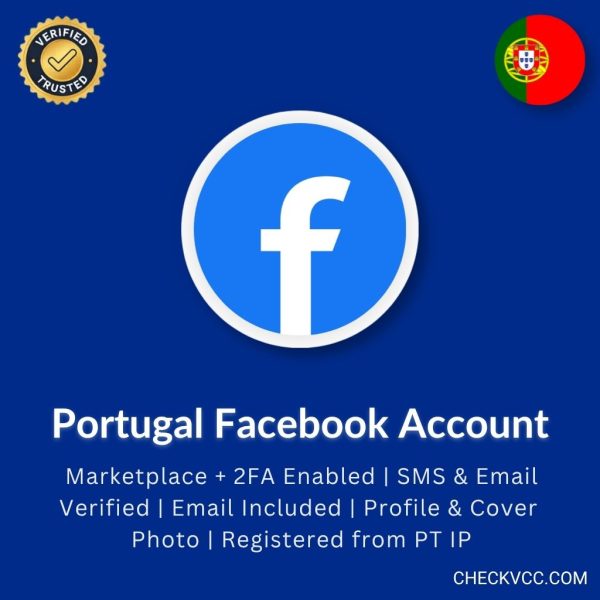 Buy Portugal Facebook Accounts | Marketplace + 2FA Enabled | SMS & Email Verified | Email Included | Profile & Cover Photo | Registered from PT IP