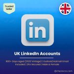 Buy Premium UK LinkedIn Accounts | 900+ Days Aged (2023 Vintage) | Outlook/Hotmail Email Included | 2FA Secured | Male & Female