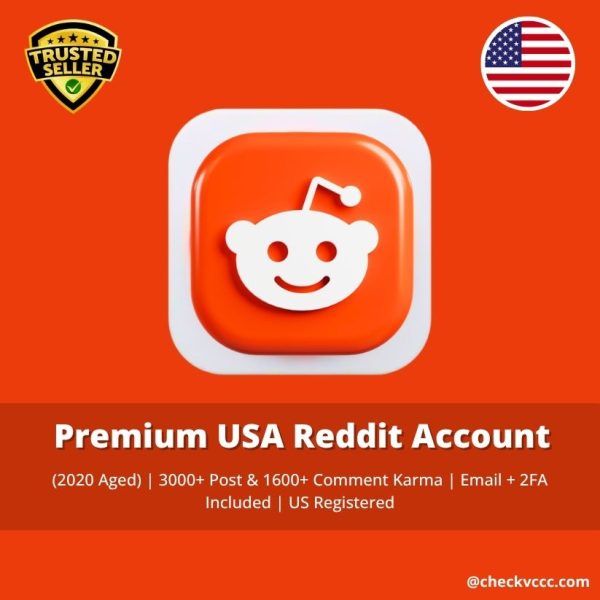 Buy Premium USA Reddit Accounts (2020 Aged) | 3000+ Post & 1600+ Comment Karma | Email + 2FA Included | US Registered