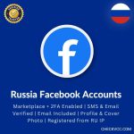 Buy Russia Facebook Accounts | Marketplace + 2FA Enabled | SMS & Email Verified | Email Included | Profile & Cover Photo | Registered from RU IP