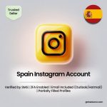 Buy Spain Instagram Accounts | Verified by SMS | 2FA Enabled | Email Included (Outlook/Hotmail) | Partially Filled Profiles