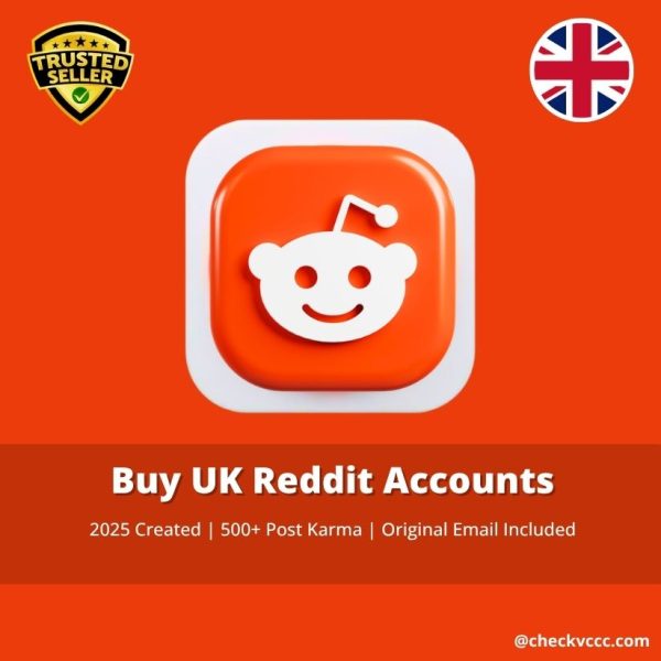 Buy UK Reddit Accounts | 2025 Created | 500+ Post Karma | Original Email Included