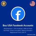 Buy USA Facebook Accounts | Warmed Up | Marketplace + 2FA Enabled | USA SMS & Email Verified | Email Included | Avatar Added | Registered from USA IP