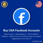Buy USA Facebook Accounts | Web Create + Marketplace + 2FA Enabled | FEMALE | SMS & Email Verified | Email Included | Registered from USA IP