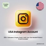 Buy USA Instagram Accounts | 250+ Followers | Empty Posts | Add Your Own Model Photos | Email Included