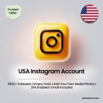 Buy USA Instagram Accounts | 3000+ Followers | Empty Posts | Add Your Own Model Photos | 2FA Enabled | Email Included