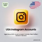 Buy USA Instagram Accounts | Aged Since 2025 | Email Included | Partially Filled Profiles | Random Followers
