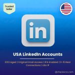 Buy USA LinkedIn Accounts | 2013 Aged | Original Email Access | 2FA Enabled | 0-15 Real Connections | USA IP