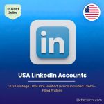 Buy USA LinkedIn Accounts | 2024 Vintage | USA PVA Verified | Email Included | Semi-Filled Profiles