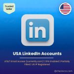Buy USA LinkedIn Accounts | AT&T Email Access (currently.com) | 2FA Enabled | Partially Filled | US IP Registered