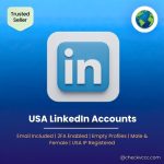 Buy USA LinkedIn Accounts | Email Included | 2FA Enabled | Empty Profiles | Male & Female | USA IP Registered