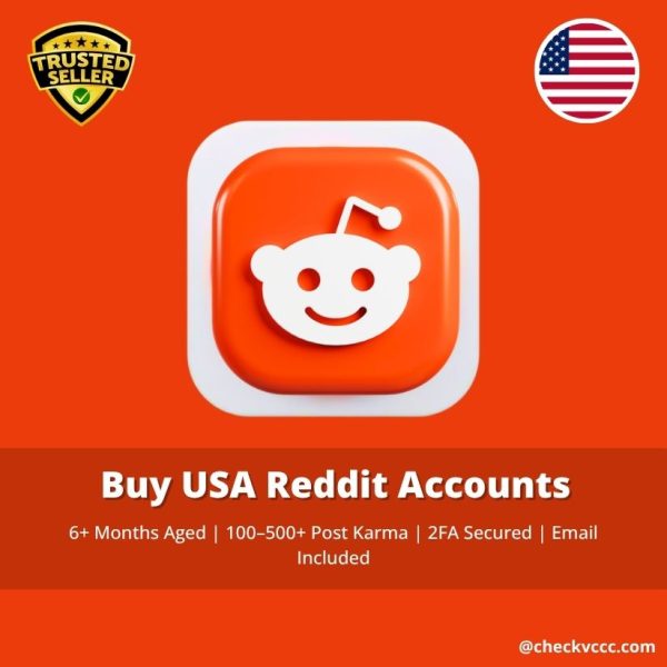 Buy USA Reddit Accounts | 6+ Months Aged | 100–500+ Post Karma | 2FA Secured | Email Included