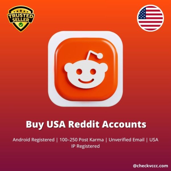 Buy USA Reddit Accounts | Android Registered | 100–250 Post Karma | Unverified Email | USA IP Registered