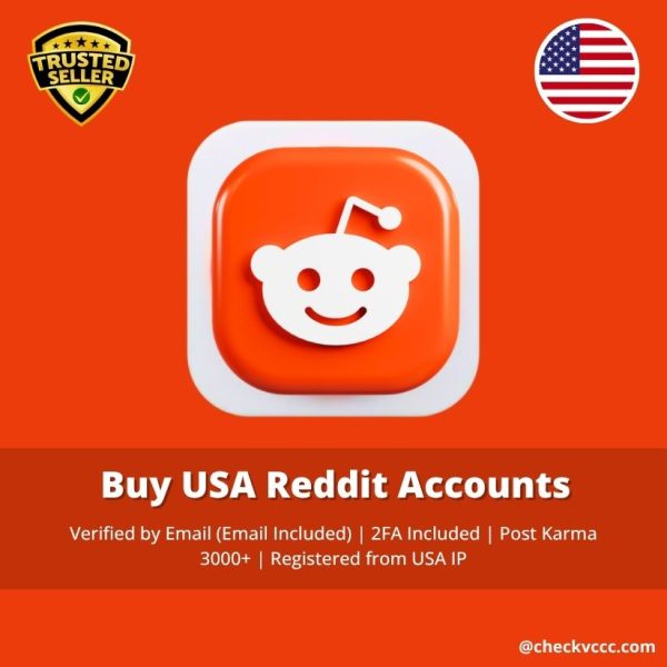 Buy USA Reddit Accounts | Verified by Email (Email Included) | 2FA Included | Post Karma 3000+ | Registered from USA IP