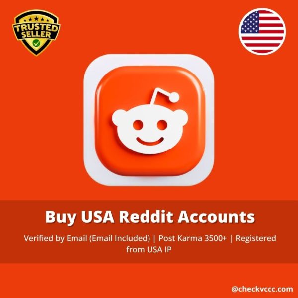 Buy USA Reddit Accounts | Verified by Email (Email Included) | Post Karma 3500+ | Registered from USA IP