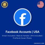 Buy USA Facebook Accounts | Email Included | Male & Female | 2FA Included | Profile & Cover Photo | USA IP Registered